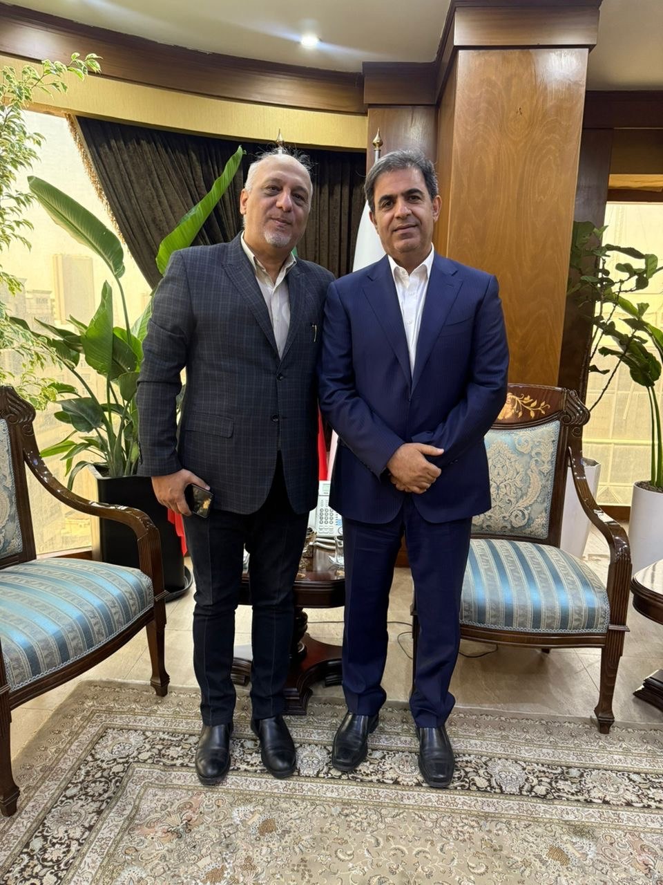 دیدار رئیس صندوق توسعه ملی با مدیرعامل شرکت سرآمد صنایع بهشهر